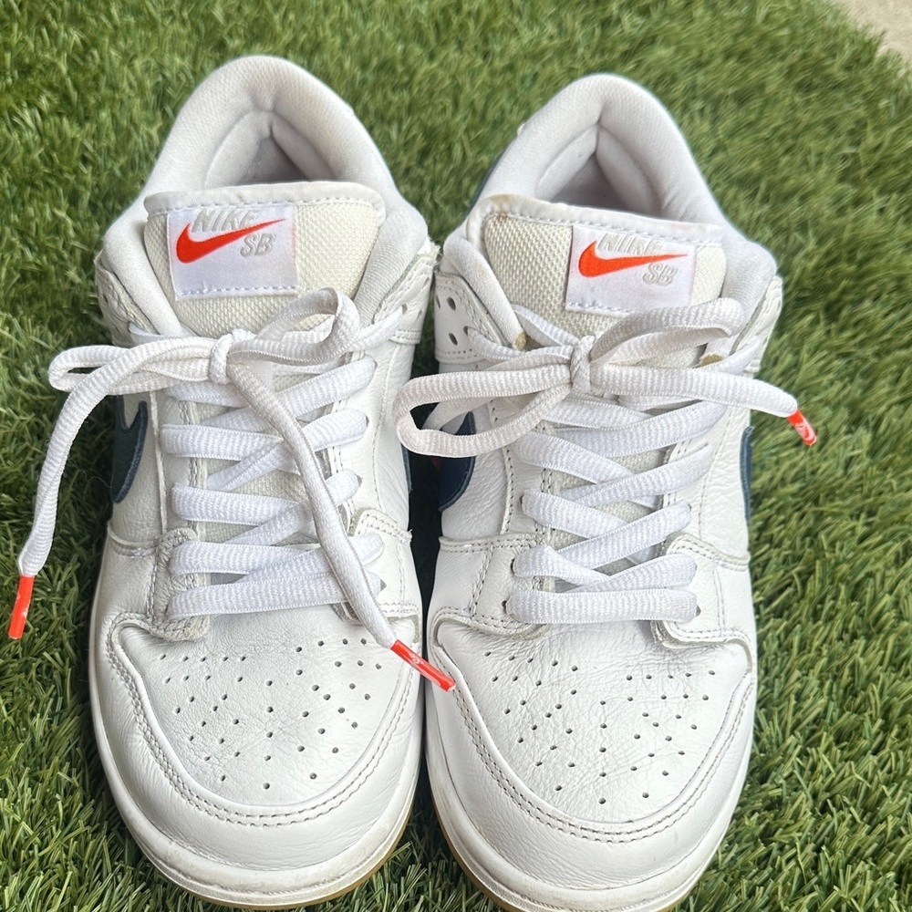 Nike Dunk Low Orange Label (CZ2249-100) White Navy Men’s 7 / Women’s 8.5